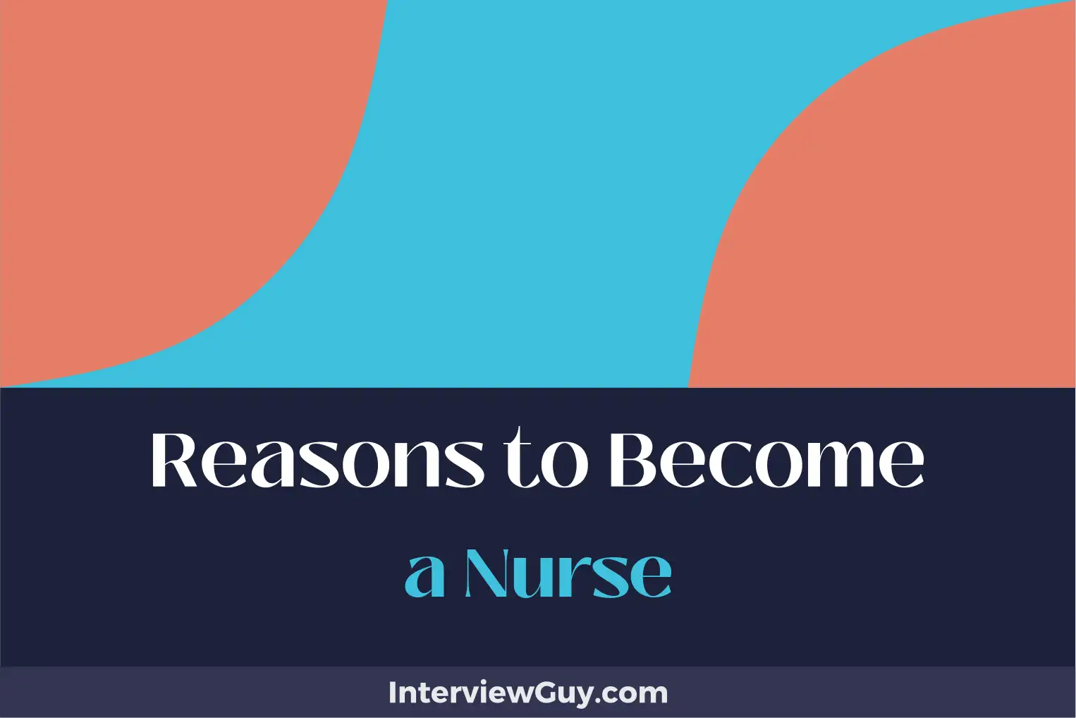 reasons to become a nurse