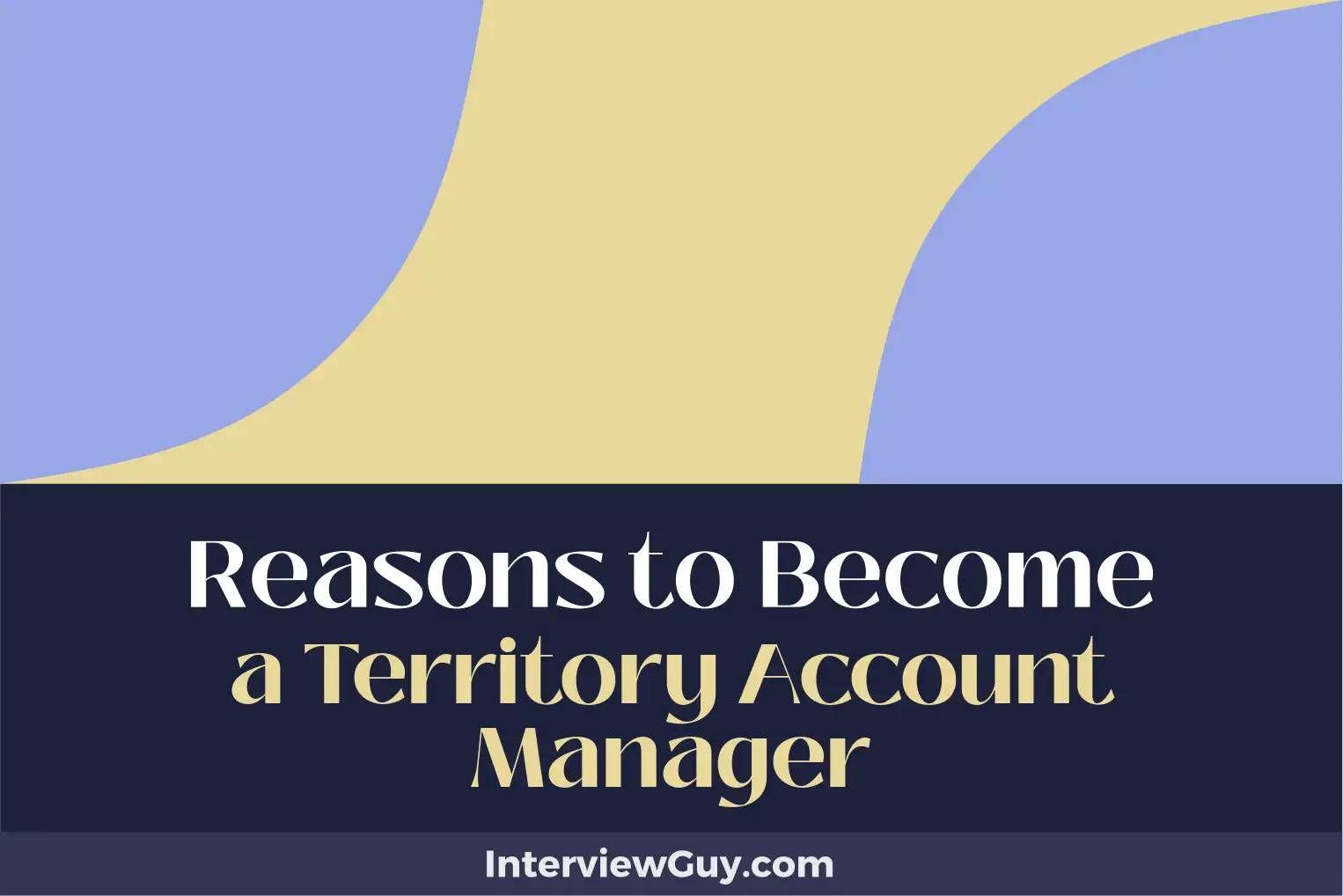 reasons to become a territory account manager