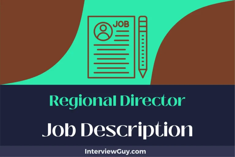 Regional Director Job Description [Updated for 2024]