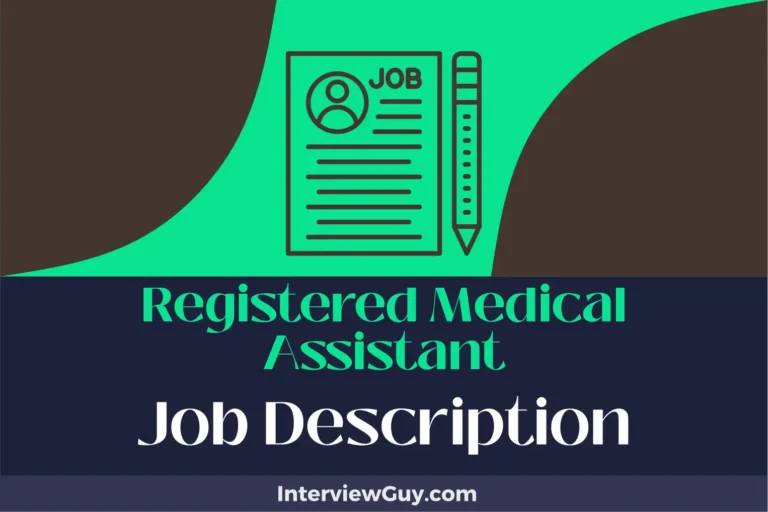 Registered Medical Assistant Job Description [Updated for 2024]