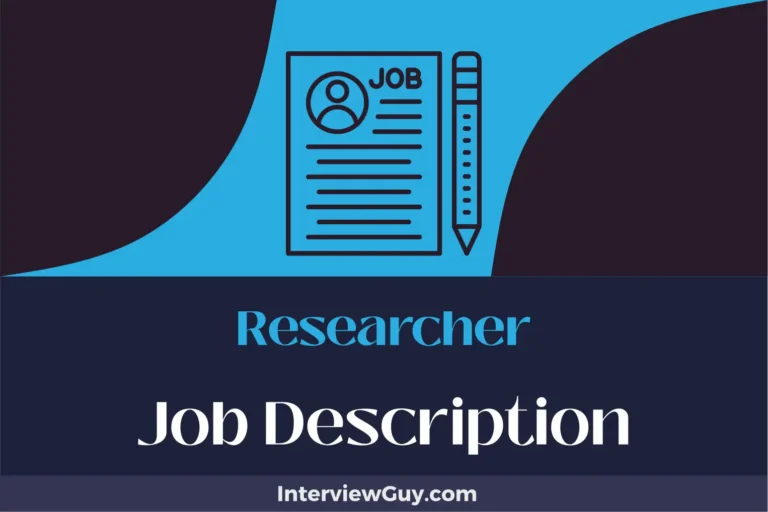 Researcher Job Description [Updated for 2024]