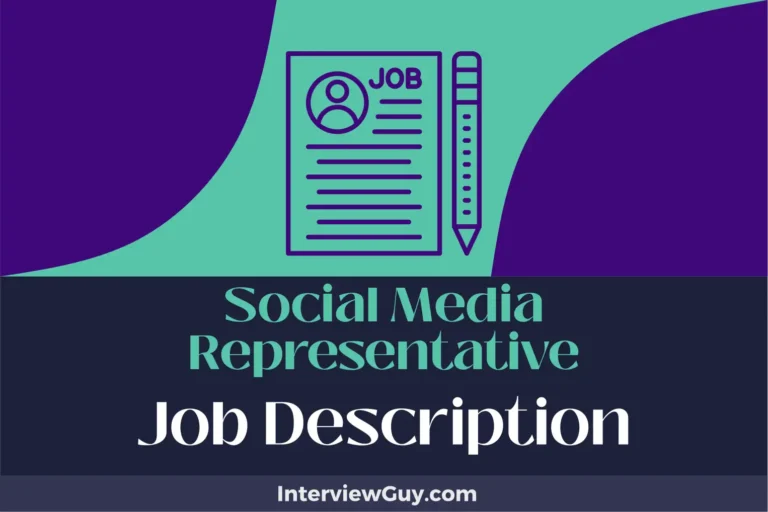 Social Media Representative Job Description [Updated for 2024]