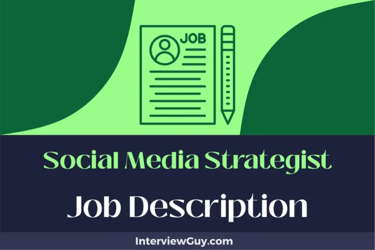 Social Media Strategist Job Description [Updated for 2024]
