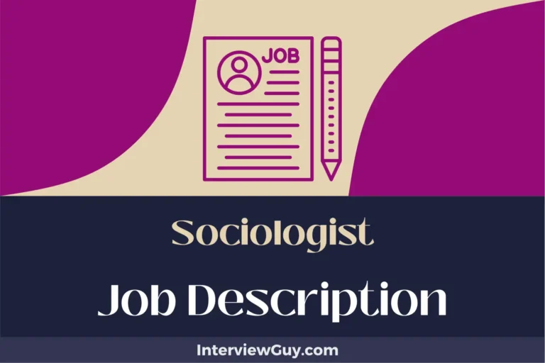 Sociologist Job Description [Updated for 2024]
