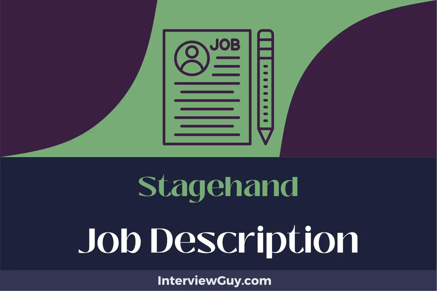 stagehand job description
