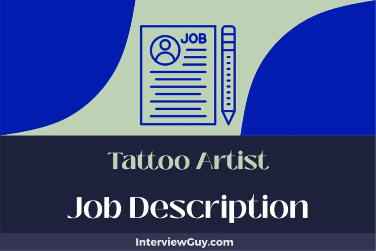 Tattoo Artist Job Description [Updated for 2024]