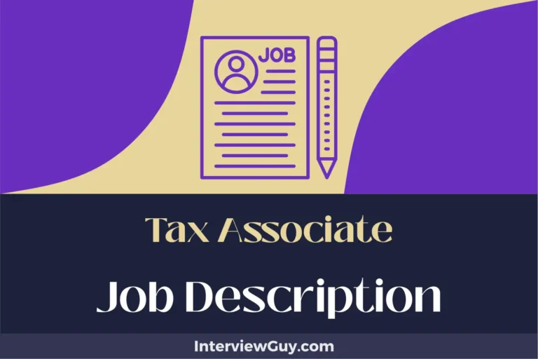 Tax Associate Job Description [Updated for 2024]