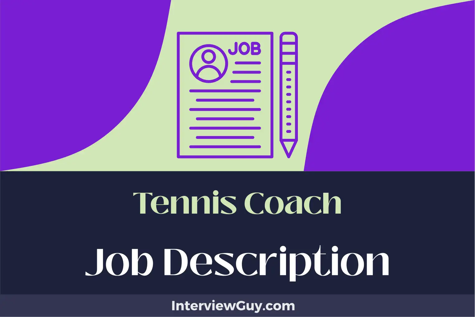 tennis coach job description