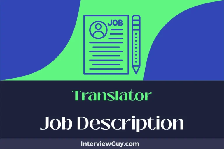 Translator Job Description [Updated for 2024]