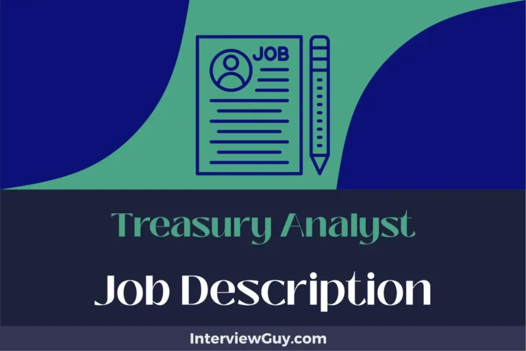 Treasury Analyst Job Description [Updated for 2024]