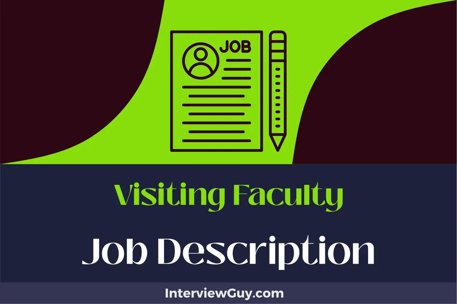 visiting faculty job description