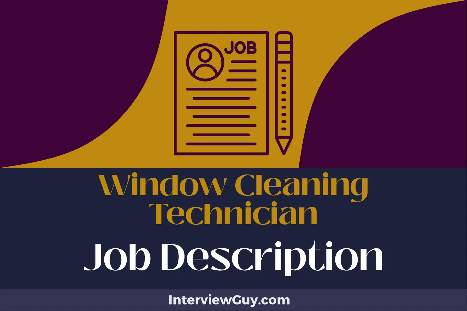 window cleaning technician job description