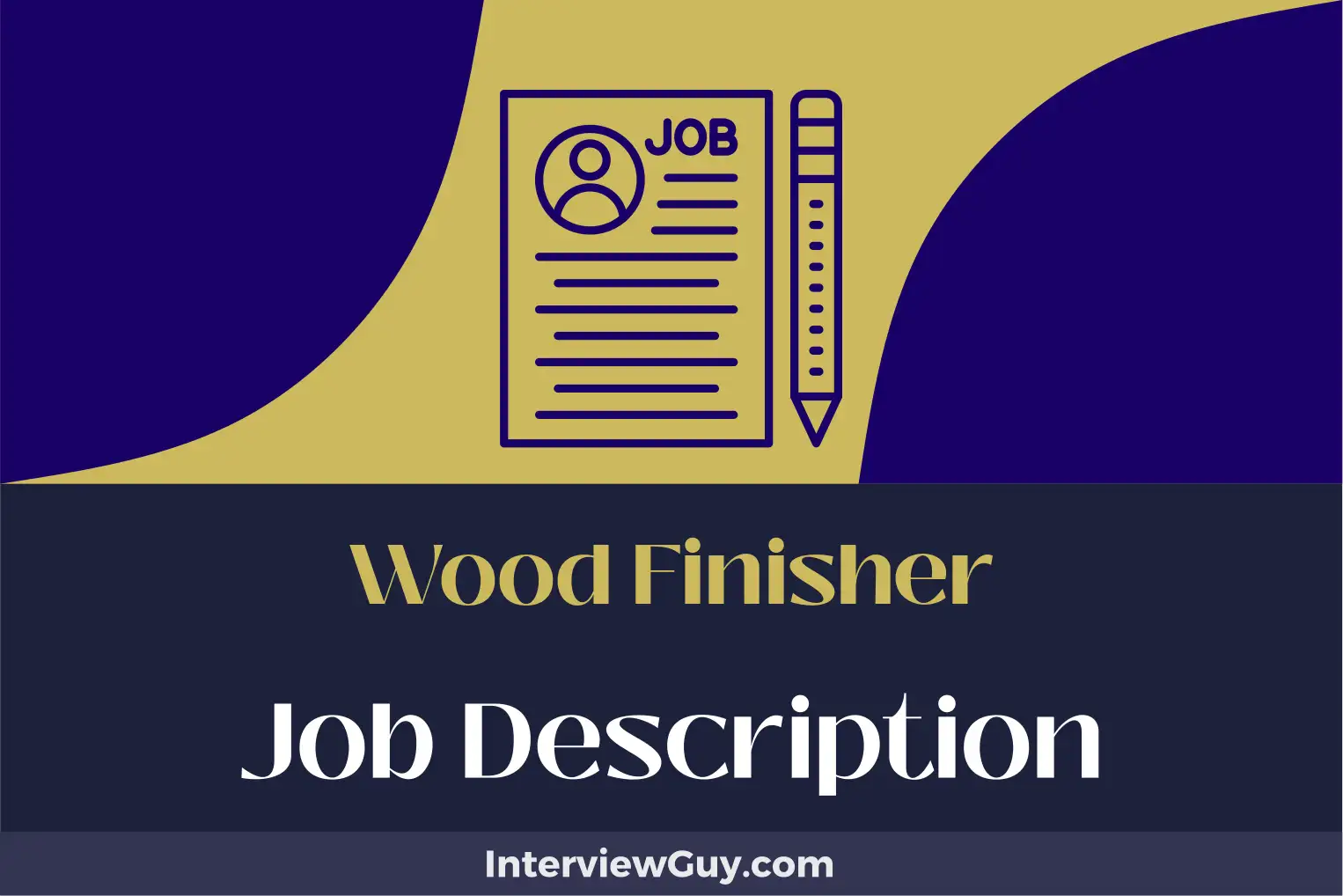 wood finisher job description