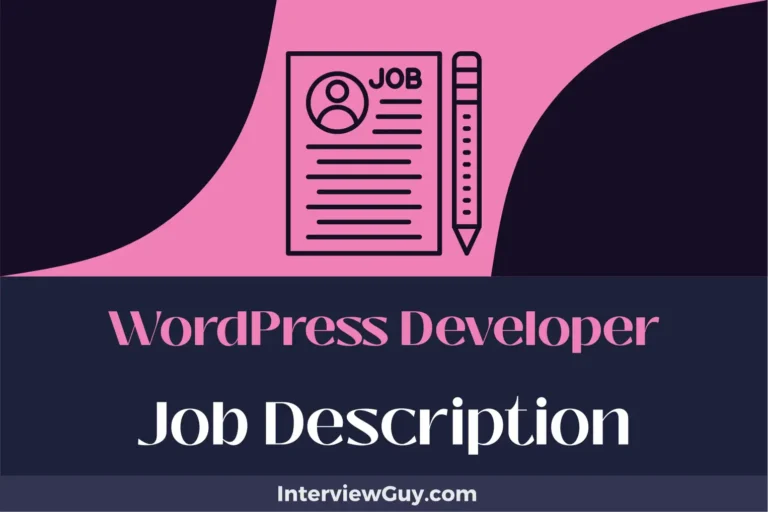 WordPress Developer Job Description [Updated for 2024]
