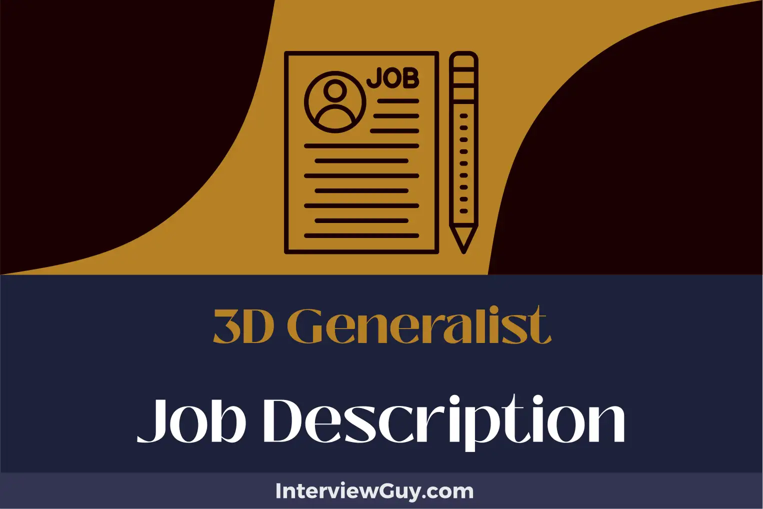 3d generalist job description