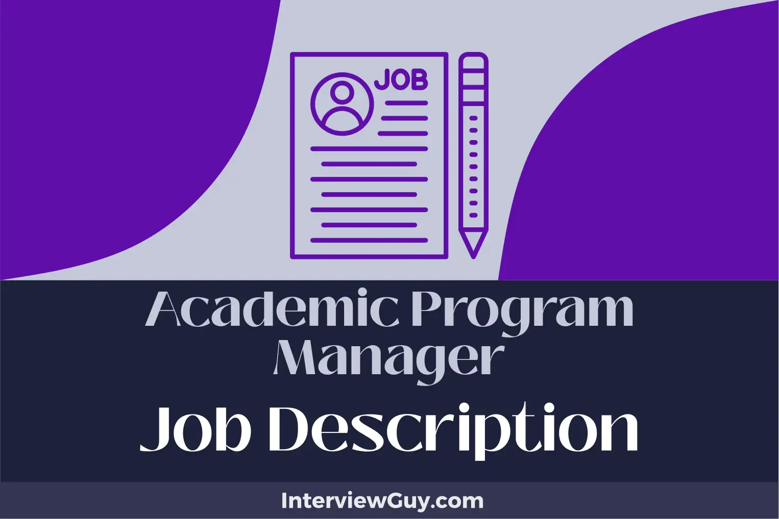 academic program manager job description