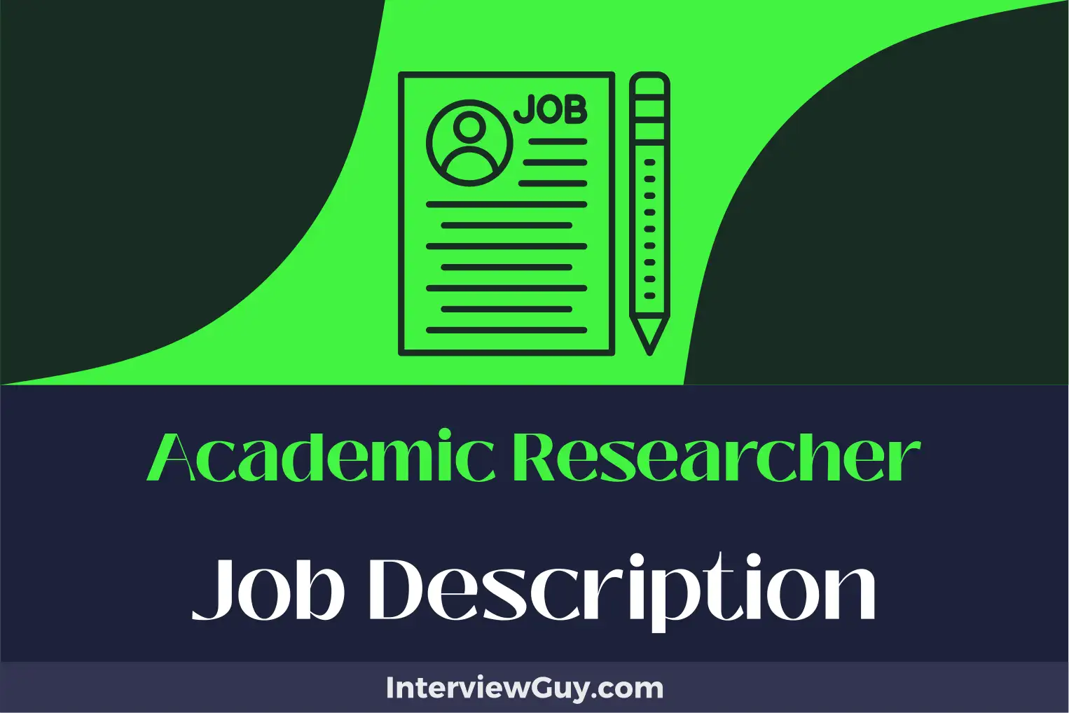 academic researcher job description