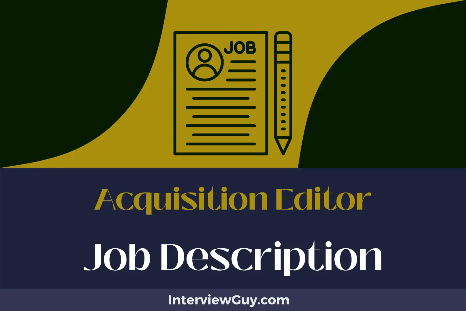 acquisition editor job description
