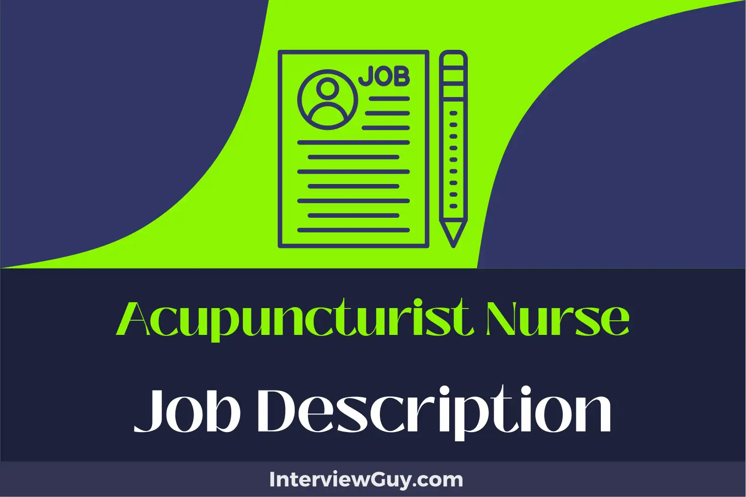 acupuncturist nurse job description
