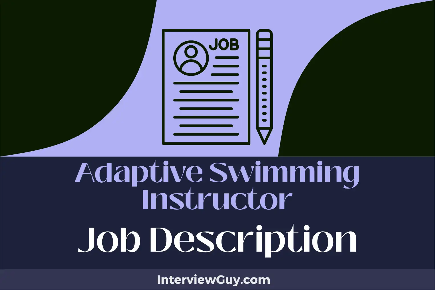 adaptive swimming instructor job description
