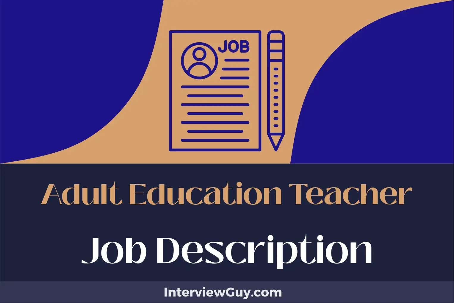 adult education teacher job description