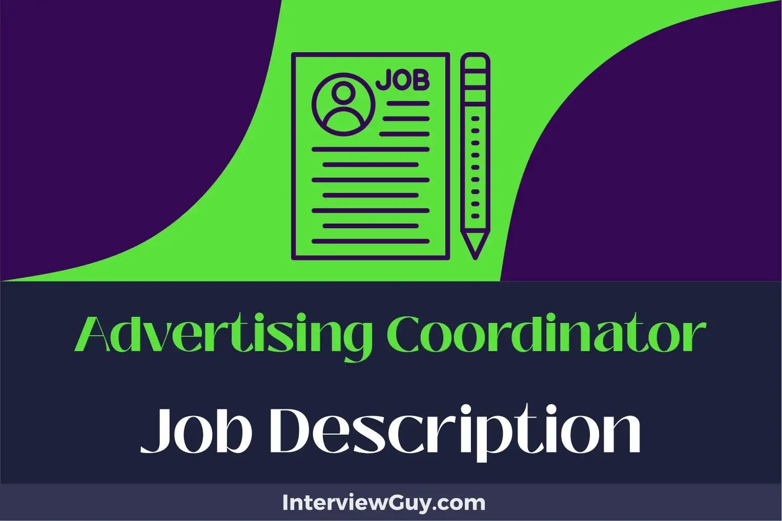advertising coordinator job description