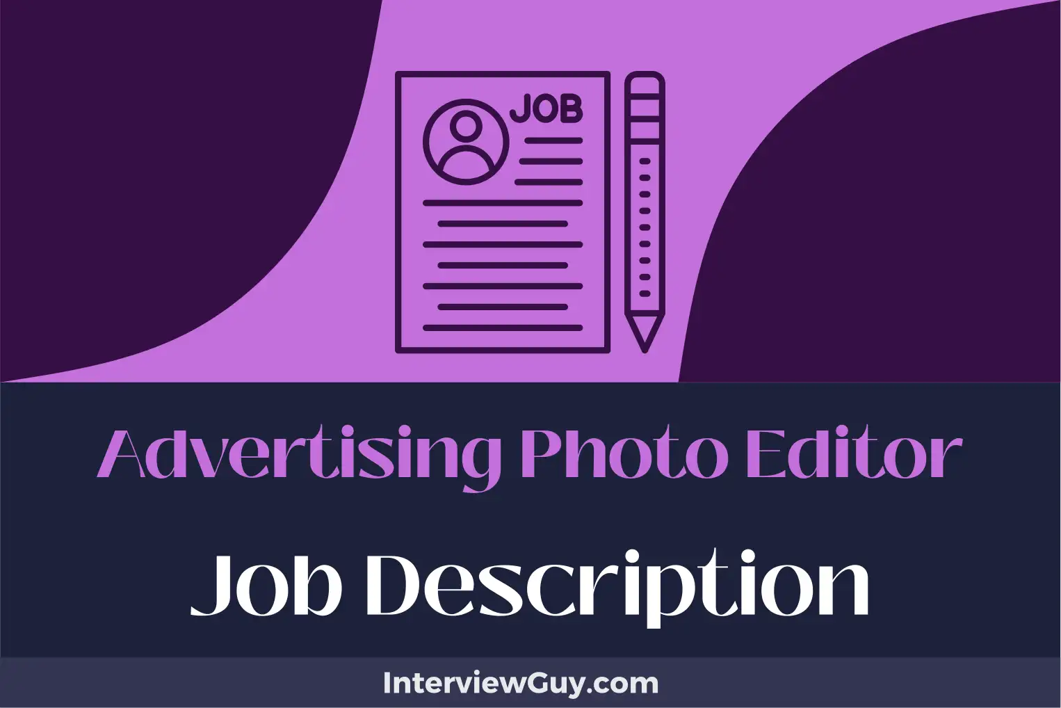 advertising photo editor job description