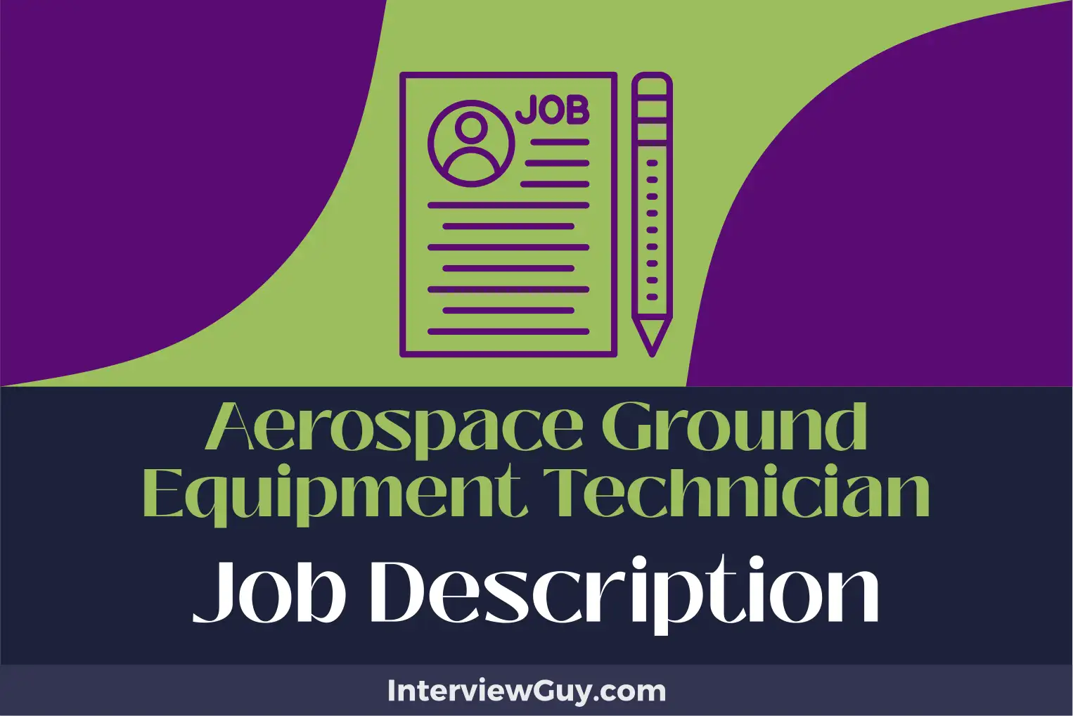 aerospace ground equipment technician job description
