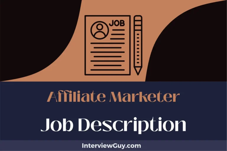 Affiliate Marketer Job Description [Updated for 2024]