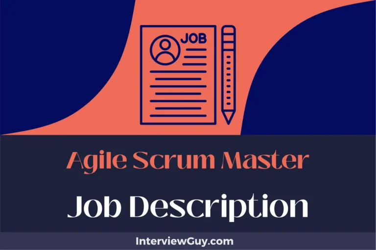 Agile Scrum Master Job Description [Updated for 2024]