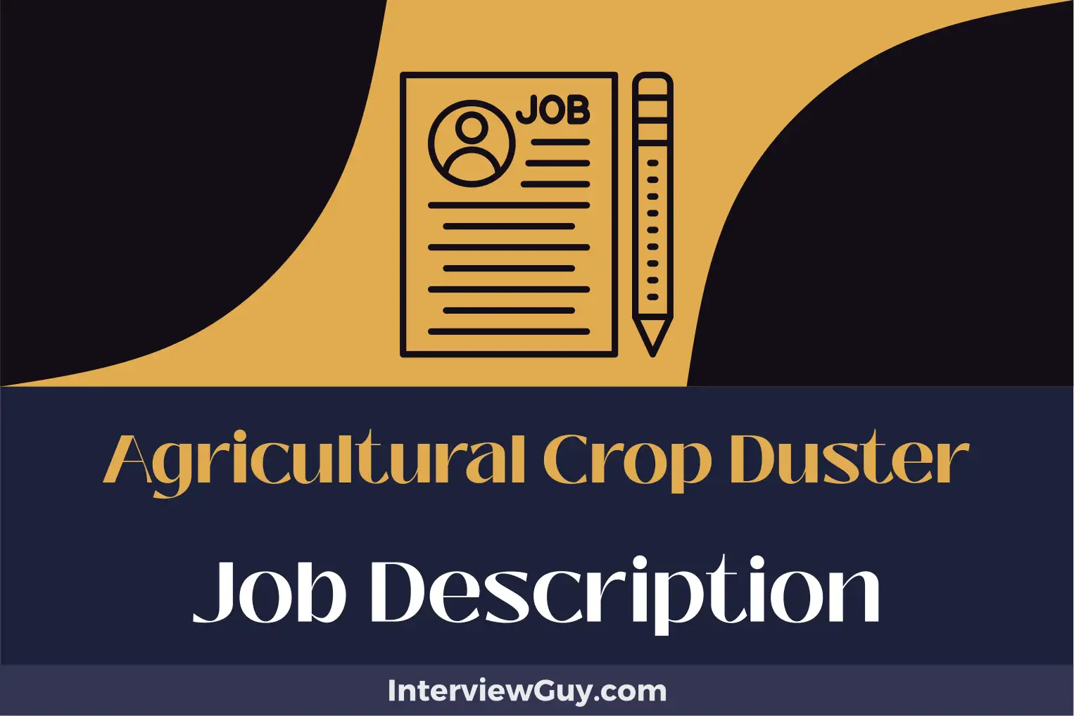 agricultural crop duster job description