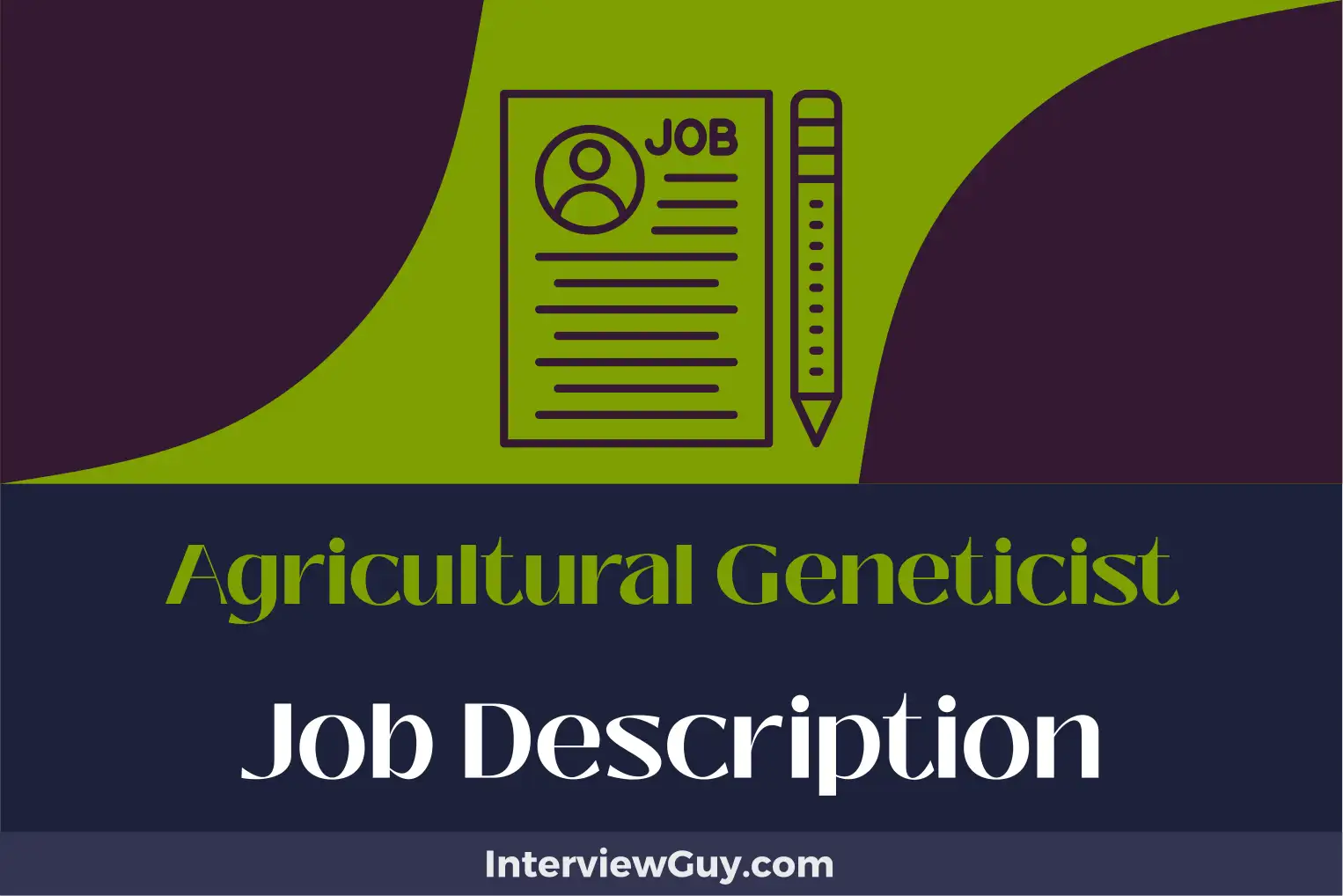 agricultural geneticist job description