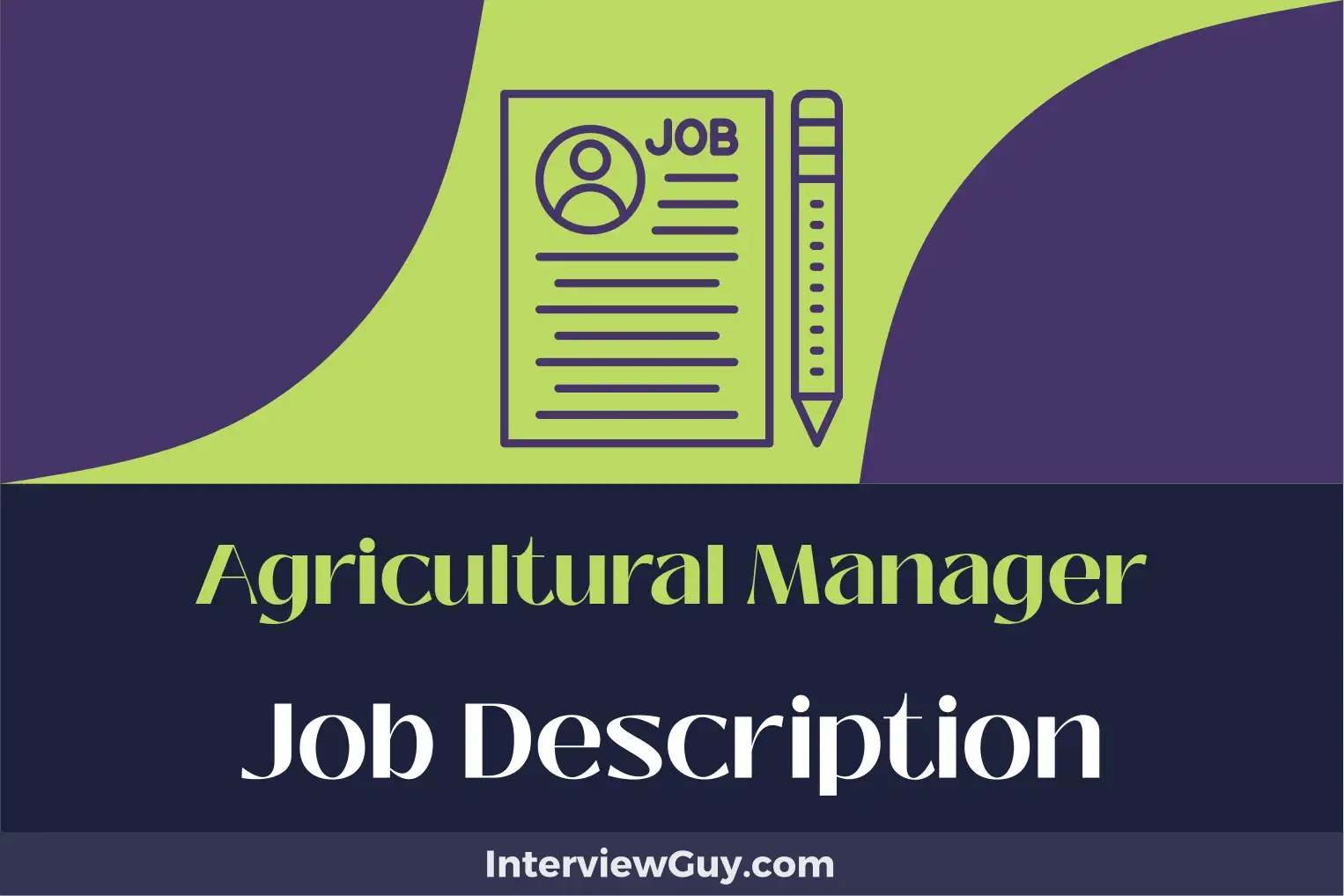 agricultural manager job description