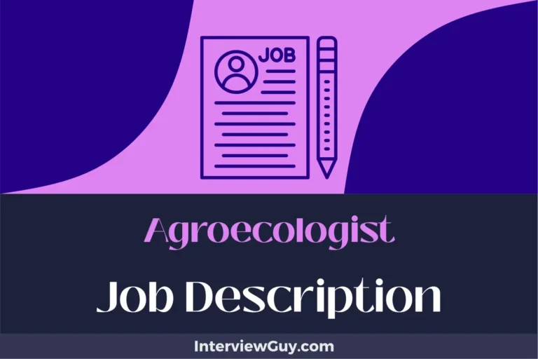 Agroecologist Job Description [Updated for 2024]
