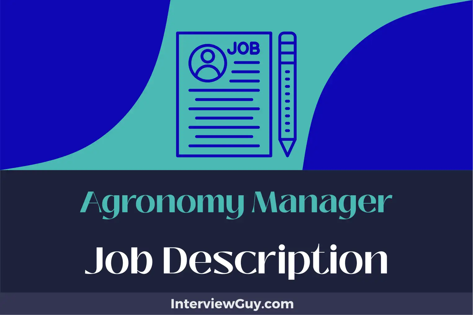 agronomy manager job description
