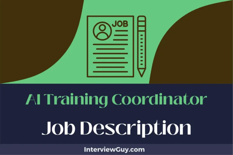 AI Training Coordinator Job Description [Updated for 2024]