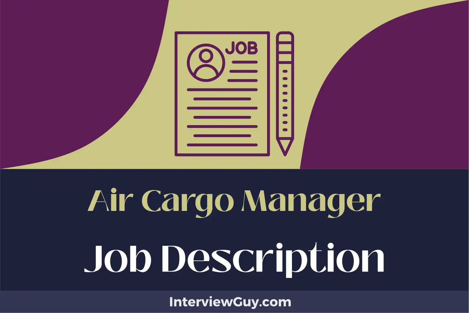 air cargo manager job description