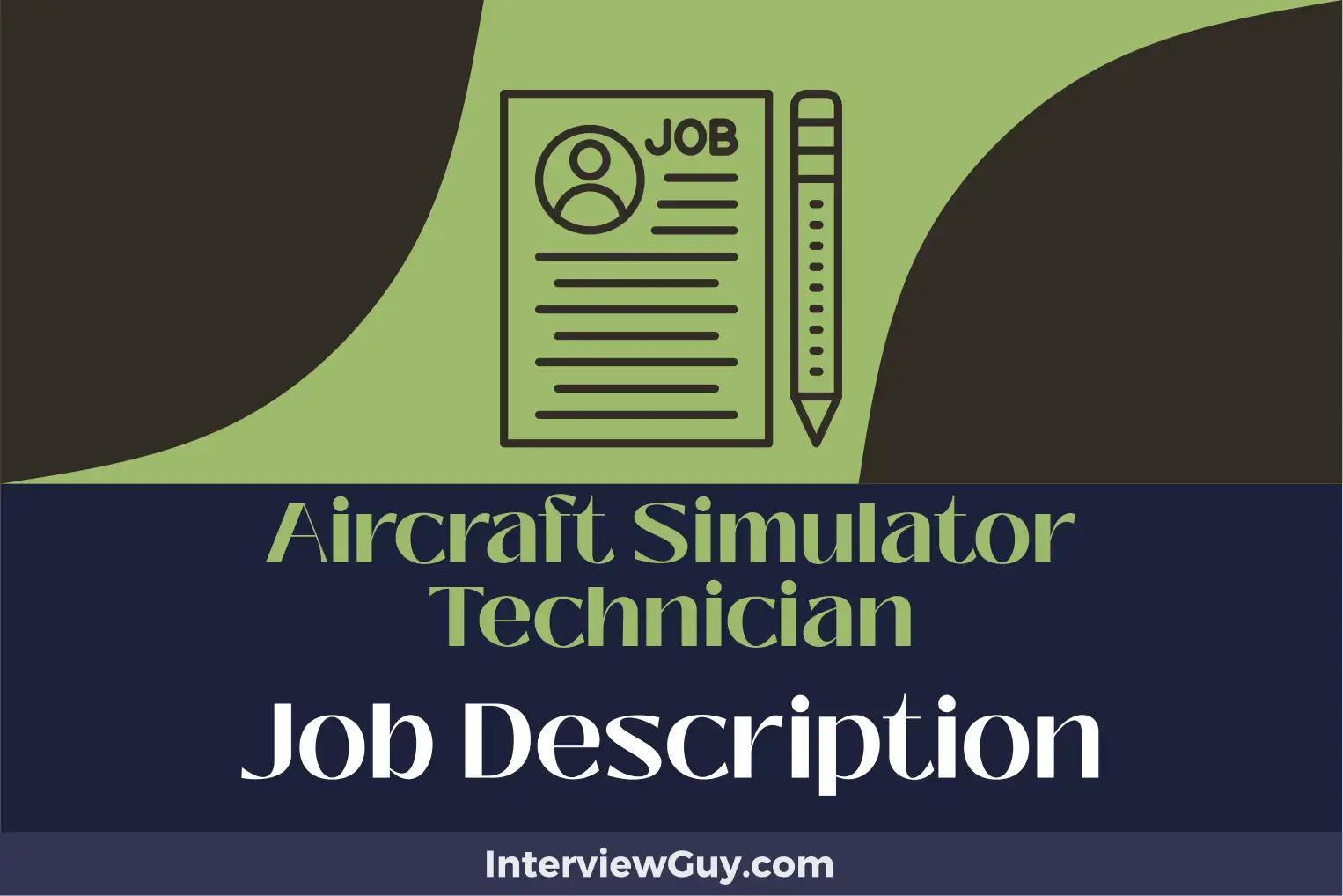 aircraft simulator technician job description