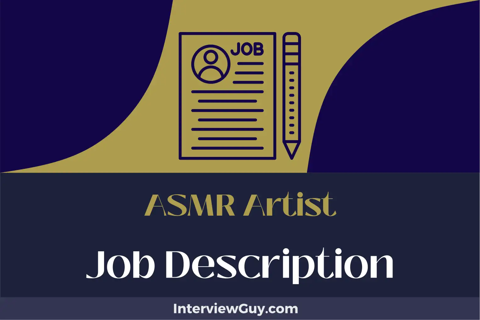 asmr artist job description