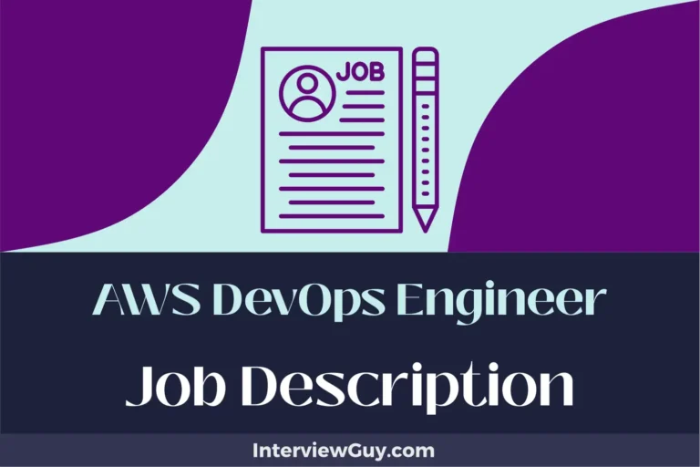 AWS DevOps Engineer Job Description [Updated for 2024]