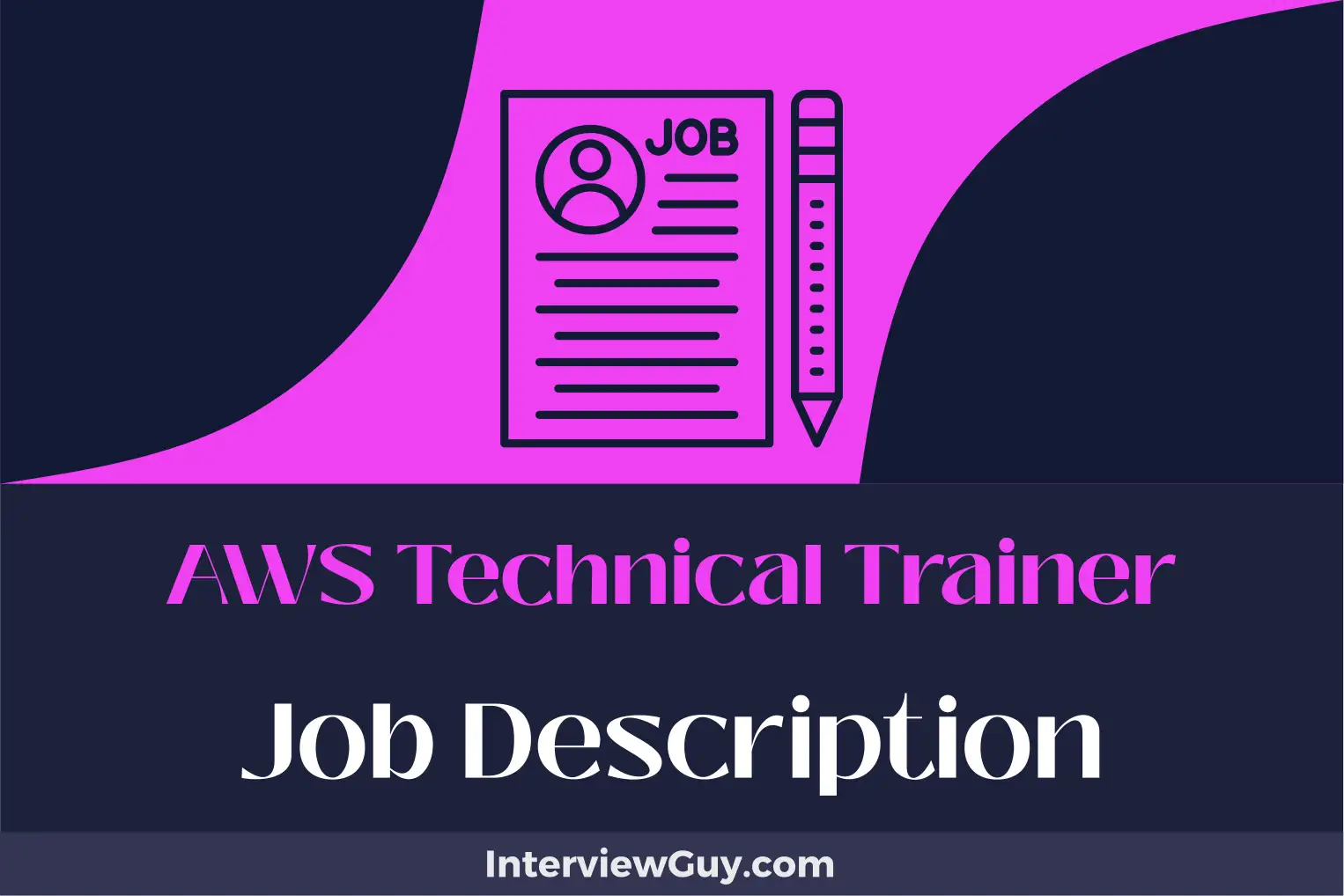 aws technical trainer job description