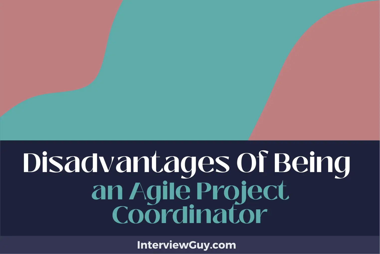 disadvantages of being an agile project coordinator