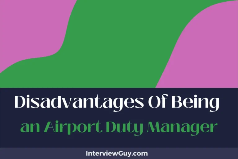 26 Disadvantages of Being an Airport Duty Manager (Stress in Transit)