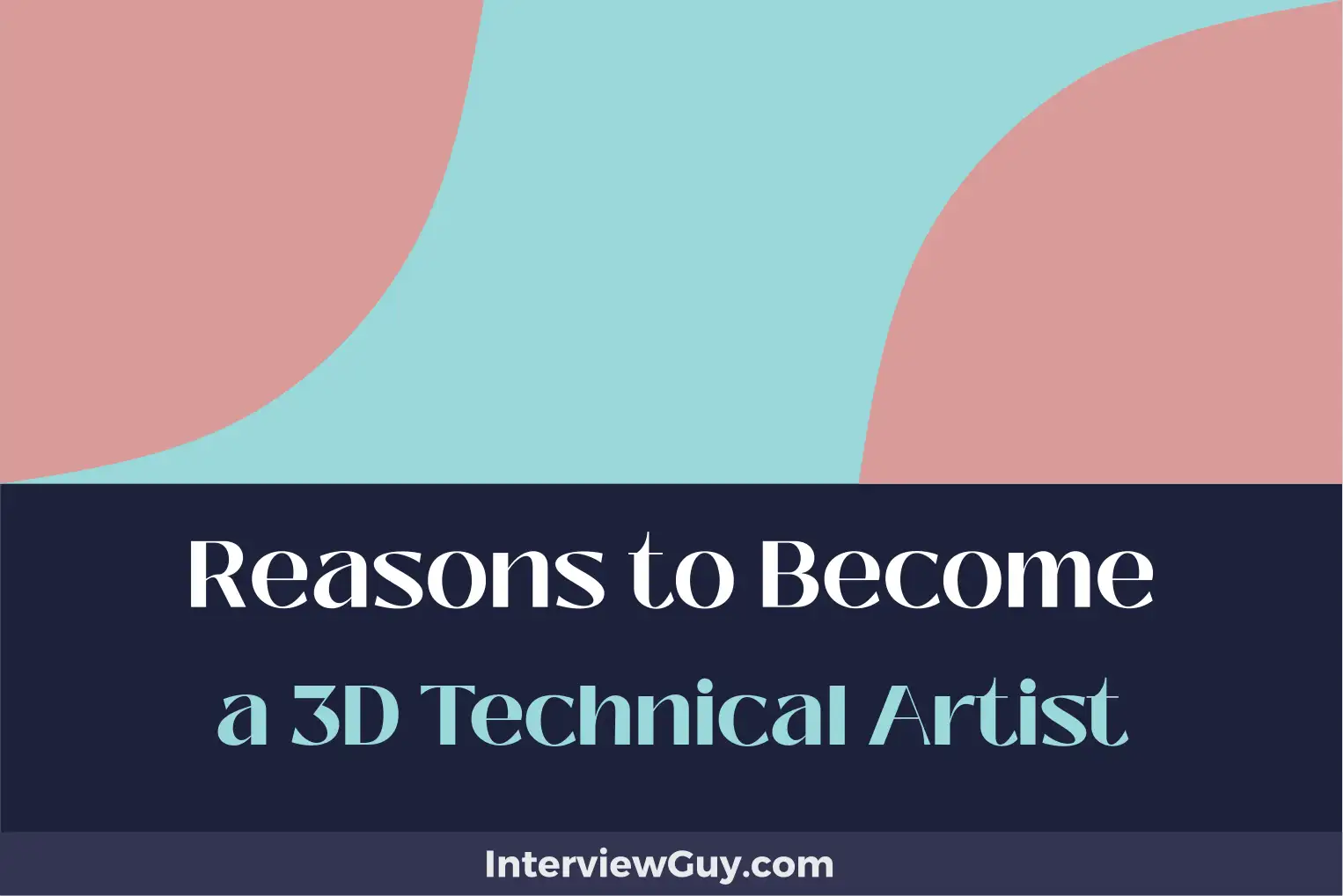 reasons to become a 3d technical artist