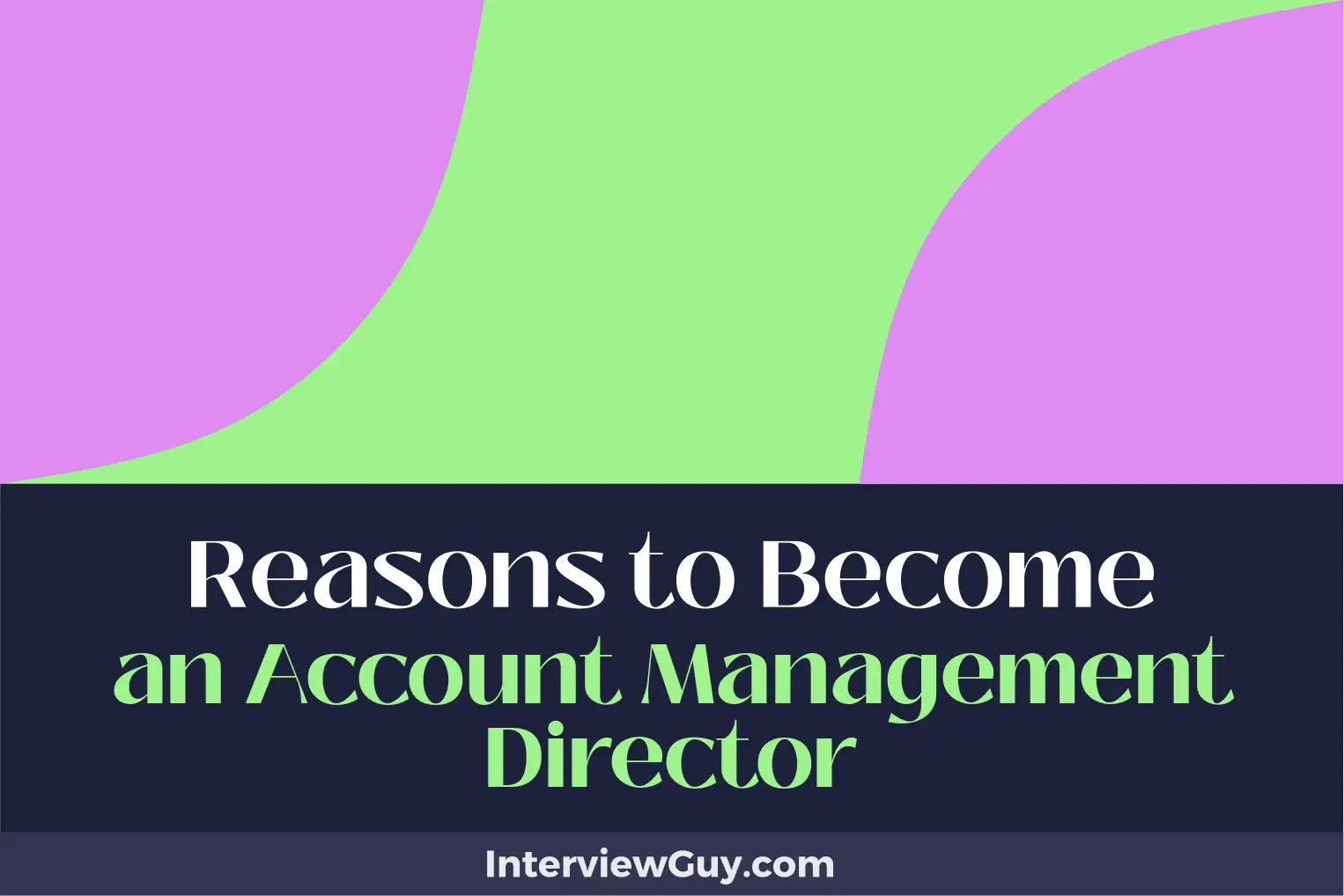 reasons to become an account management director