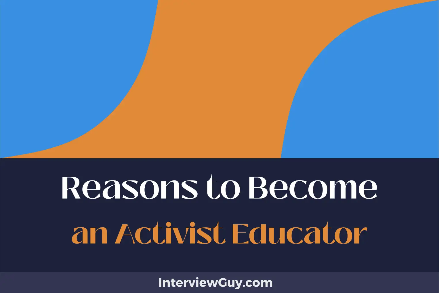 reasons to become an activist educator