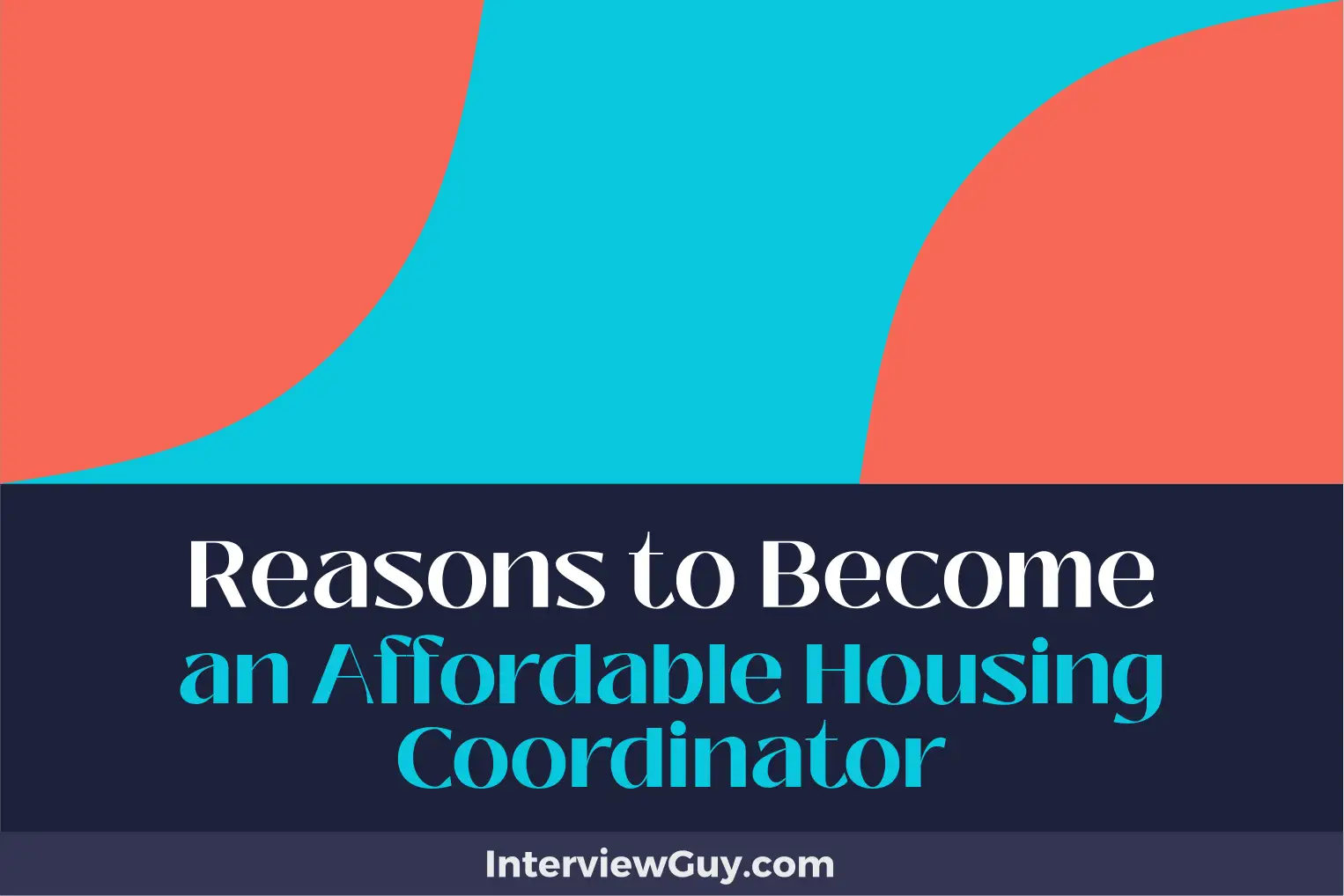 reasons to become an affordable housing coordinator