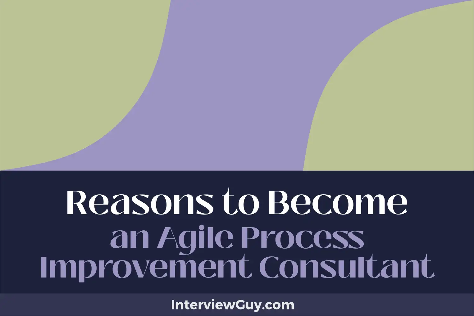 reasons to become an agile process improvement consultant