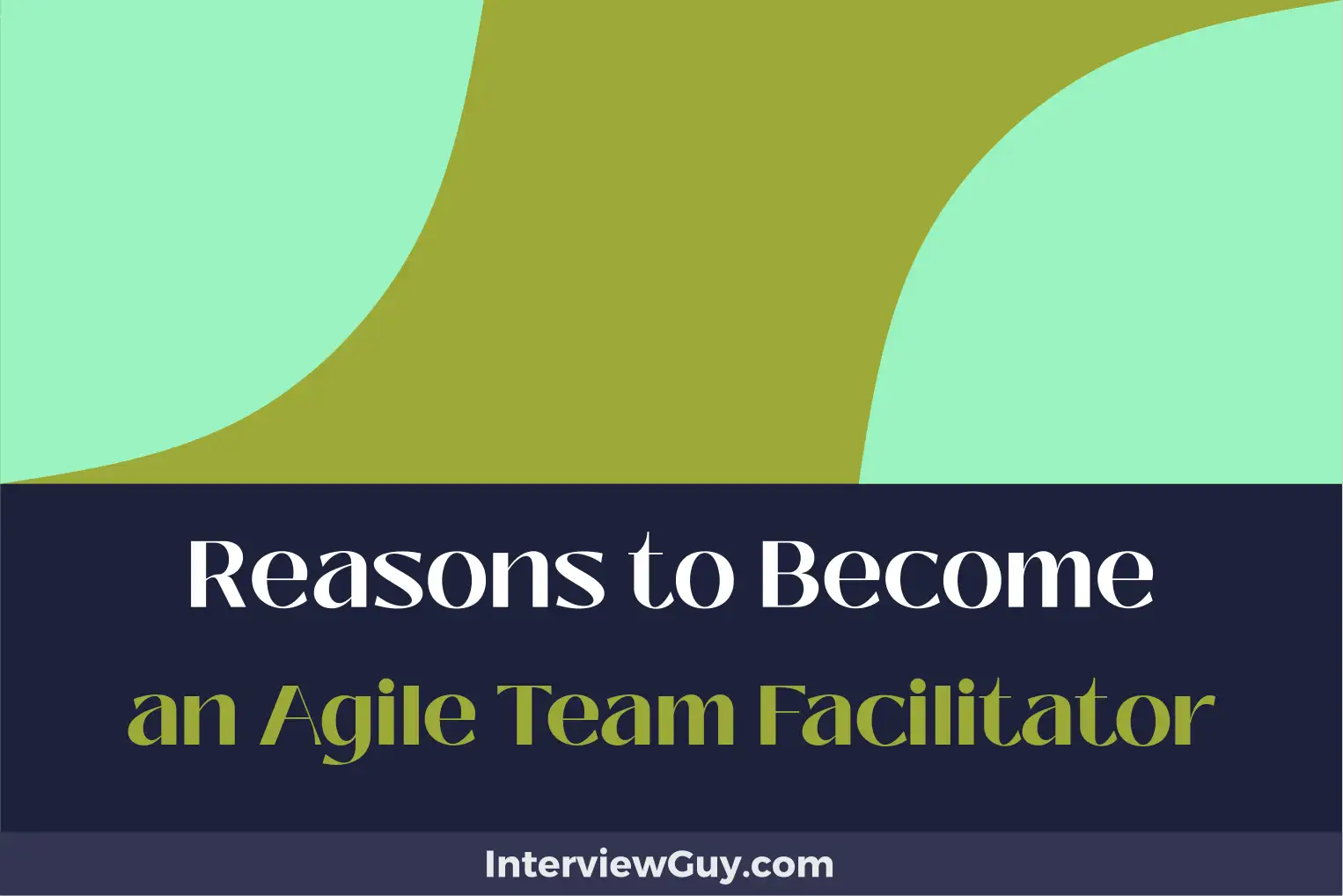 reasons to become an agile team facilitator