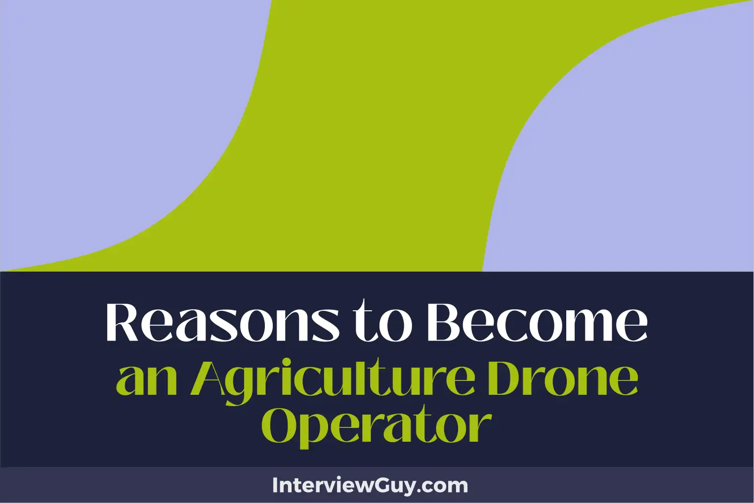 reasons to become an agriculture drone operator